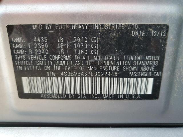 4S3BMBA67E3022448 Subaru Legacy 2.5i