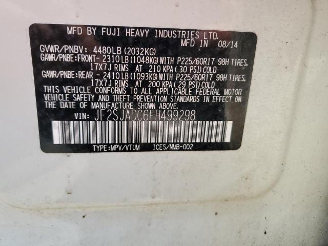 JF2SJADC6FH499298 Subaru Forester 2.5i Premium