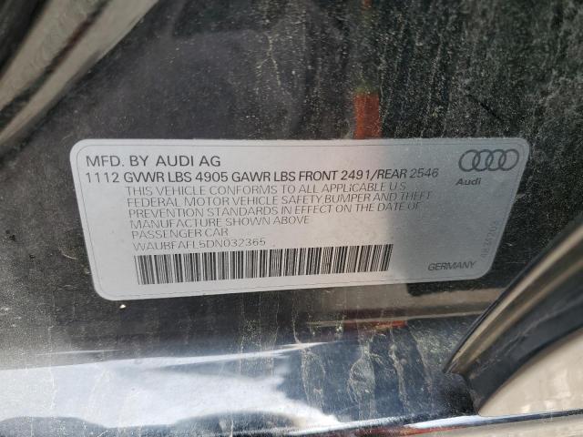 VIN WAUBFAFL5DN032365 2013 Audi A4, Premium no.12