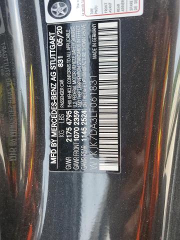 2020 MERCEDES-BENZ SL 550 - W1KJK7DA3LF061831
