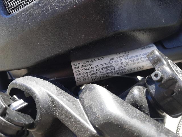 2022 YAMAHA MTM690 - JYARM42Y8NA000332