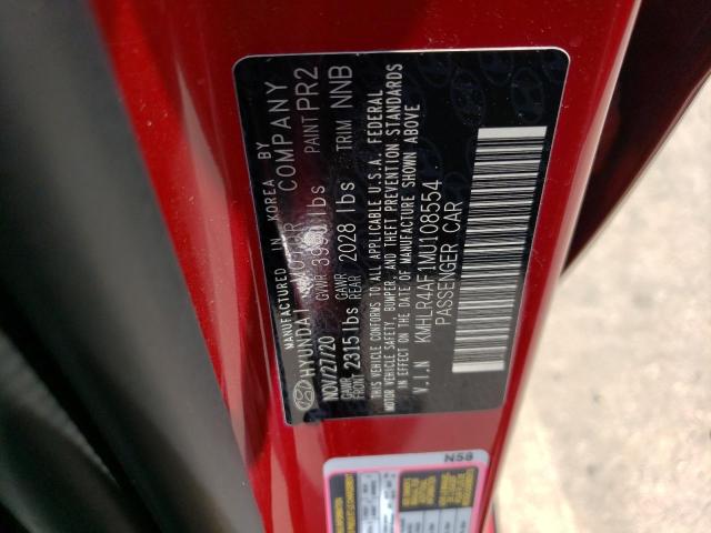 2021 HYUNDAI ELANTRA N - KMHLR4AF1MU108554