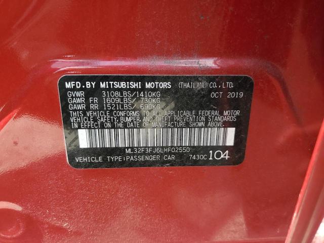 ML32F3FJ6LHF02550 Mitsubishi Mirage G4 Es