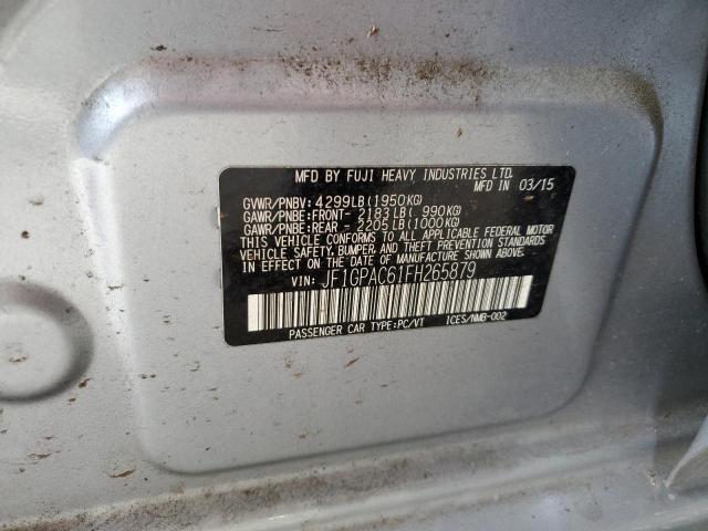 JF1GPAC61FH265879 Subaru Impreza Premium
