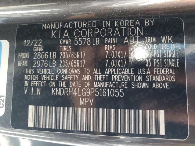KNDRH4LG9P5161055 KIA SORENTO EX