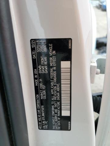 2022 VOLVO S60 B5 INS 7JRL12TL8NG175978