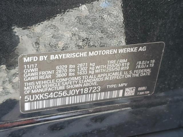 5UXKS4C56J0Y18723 BMW X5 Xdrive35d