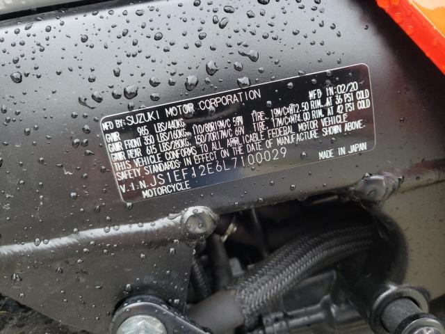 2020 SUZUKI DL1050 RC JS1EF12E6L7100029