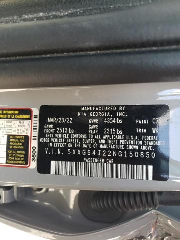 5XXG64J22NG150850 KIA K5 GT LINE