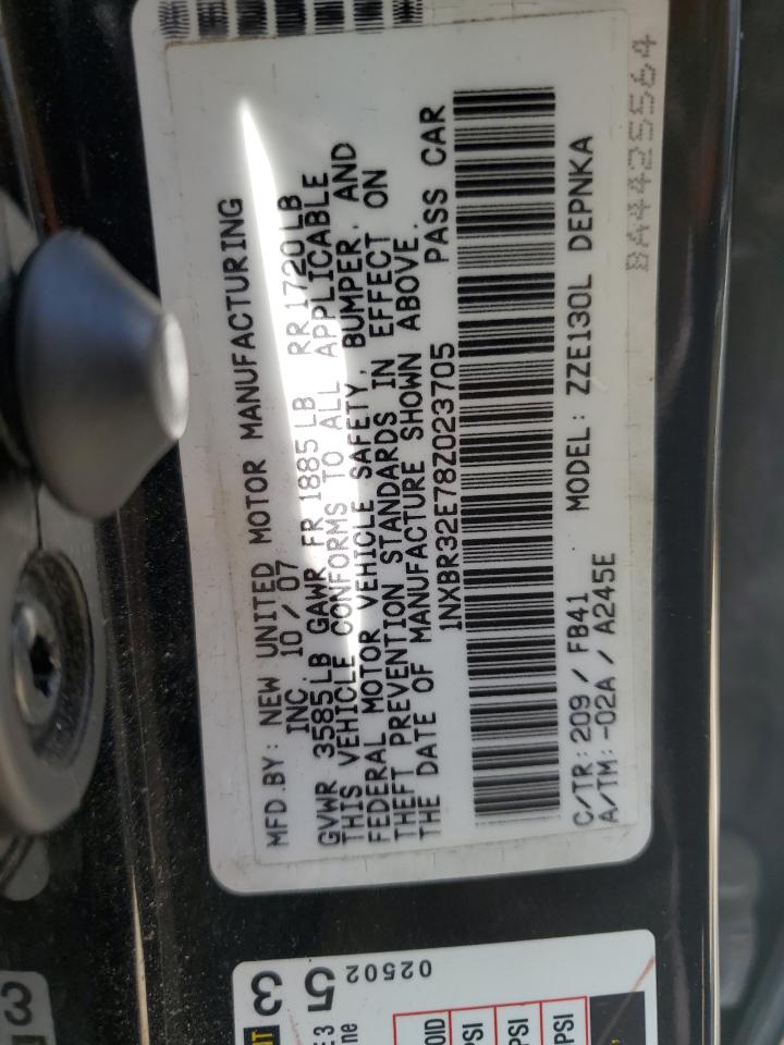 1NXBR32E78Z023705 2008 Toyota Corolla Ce 1NXBR32E78Z023705 2008 Toyota Corolla Ce