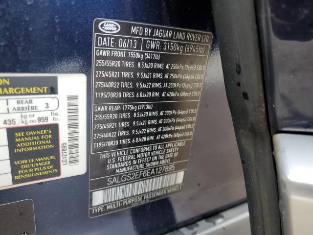 SALGS2EF6EA127895 Land Rover Range Rover Supercharged