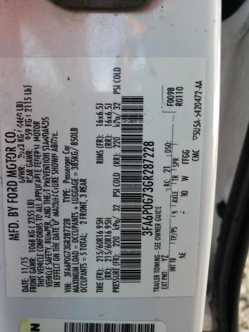 3FA6P0G73GR287228 Ford FUSION S
