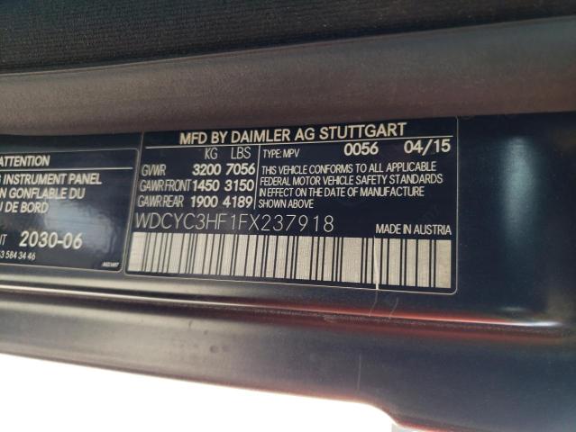 WDCYC3HF1FX237918 Mercedes-Benz G 550