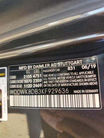 WDDWK8DB3KF929636 Mercedes-Benz C 300