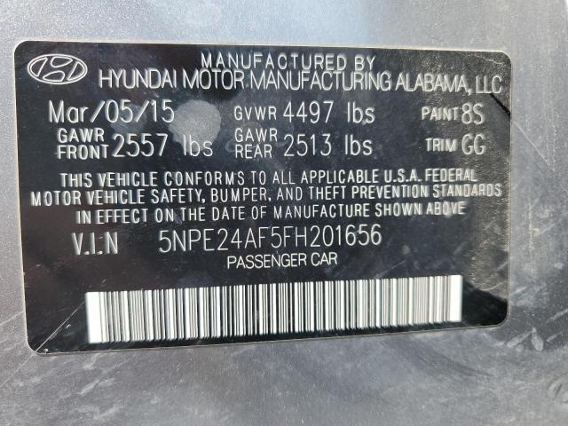 VIN 5NPE24AF5FH201656 2015 HYUNDAI SONATA no.12