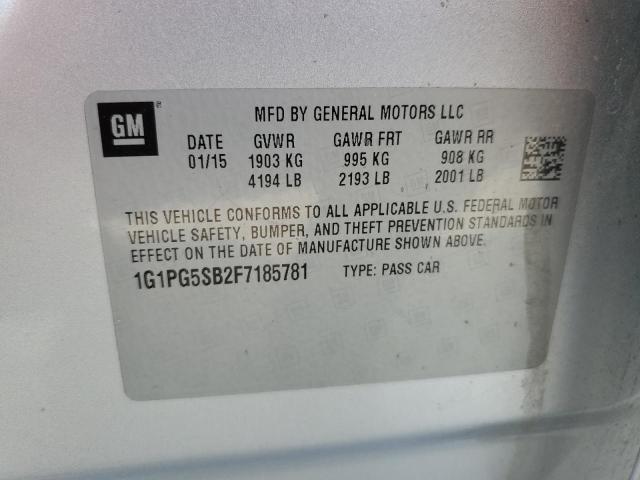 2015 CHEVROLET CRUZE LTZ - 1G1PG5SB2F7185781