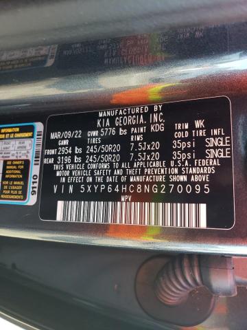 5XYP64HC8NG270095 KIA Telluride S