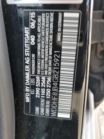 WDDHF8JB4GB215921 2016 MERCEDES-BENZ E-CLASS, photo no. 12