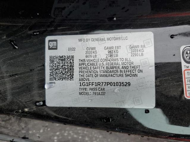 2023 CHEVROLET CAMARO LT1 1G1FF1R77P0103529
