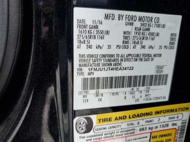1FMJU1JT4HEA34122 Ford Expedition Xlt