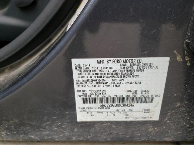 MAJ3S2GE0KC304246 Ford Ecosport Se