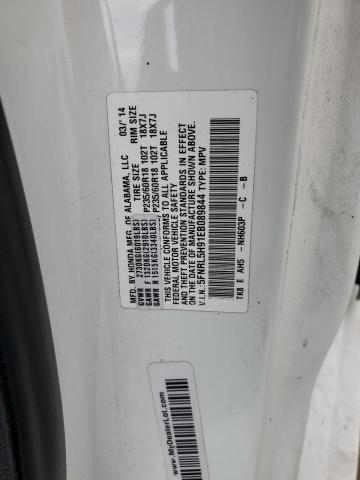 5FNRL5H91EB089844 2014 HONDA ODYSSEY, photo no. 13