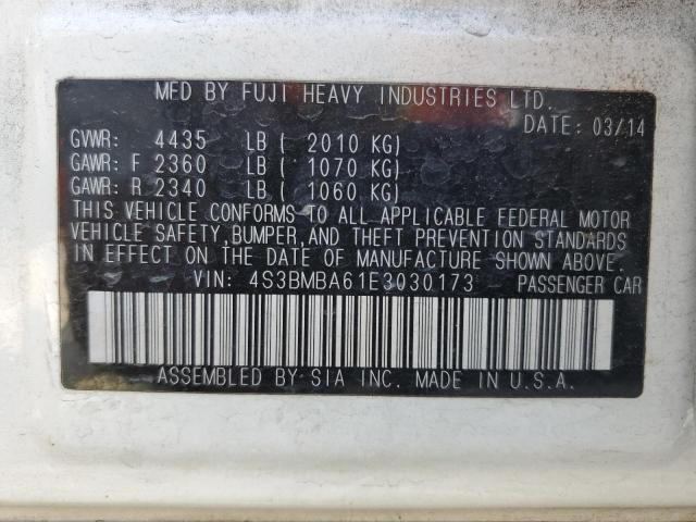 4S3BMBA61E3030173 Subaru Legacy 2.5i