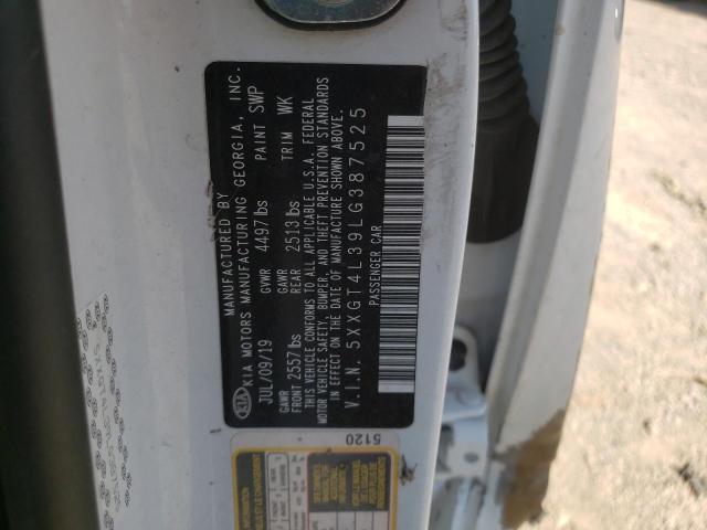 5XXGT4L39LG387525 KIA Optima Lx