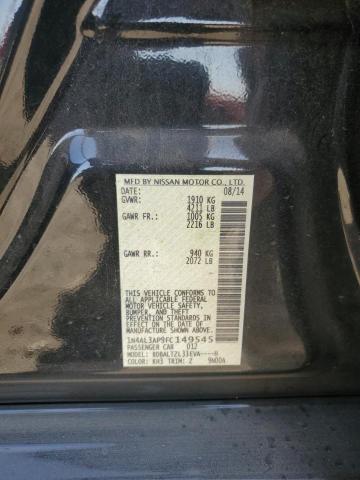 1N4AL3AP9FC149545 Nissan ALTIMA 2.5