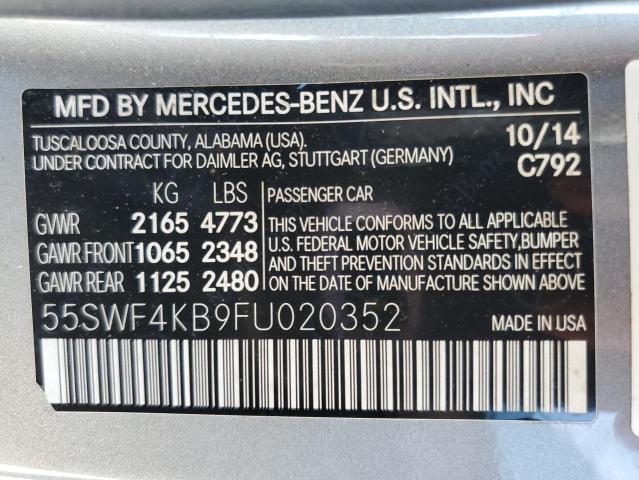 55SWF4KB9FU020352 Mercedes-Benz C 300 4matic