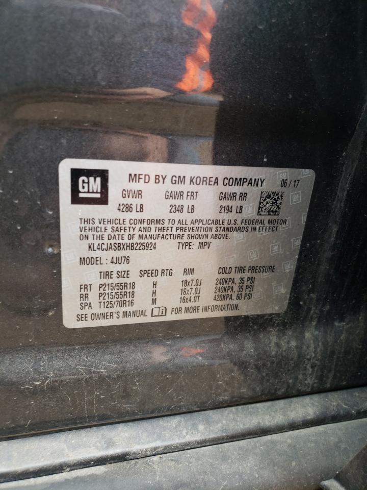 KL4CJASBXHB225924 2017 Buick Encore Preferred