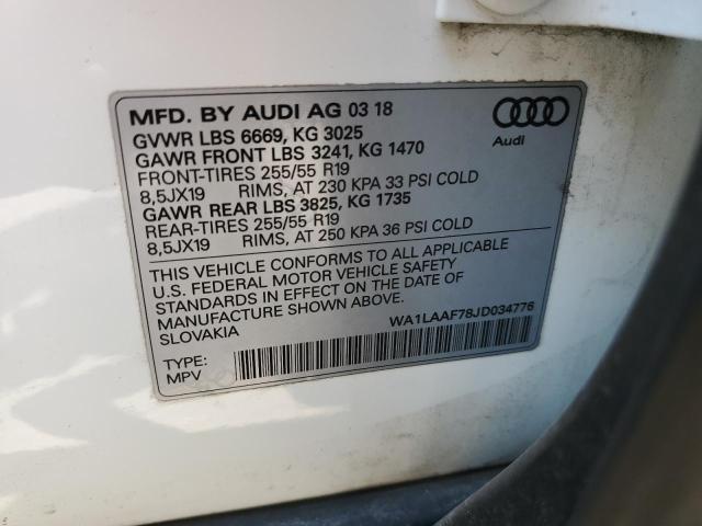 VIN WA1LAAF78JD034776 2018 Audi Q7, Premium Plus no.14