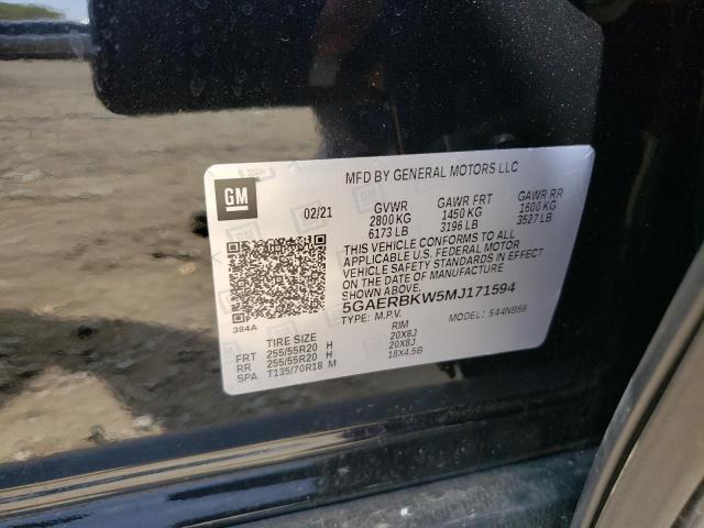 5GAERBKW5MJ171594 Buick Enclave Essence