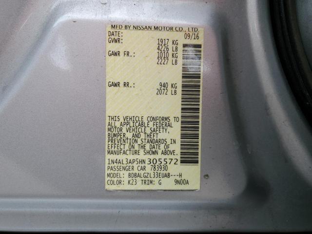 1N4AL3AP5HN305572 Nissan ALTIMA 2.5