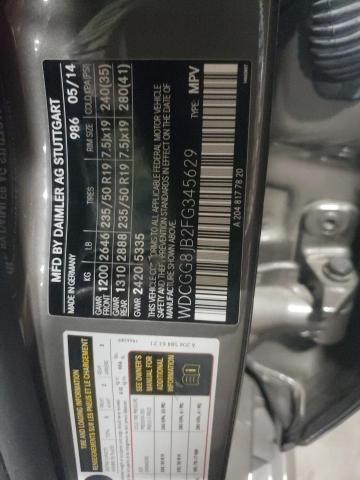 WDCGG8JB2FG345629 Mercedes-Benz Glk 350 4matic