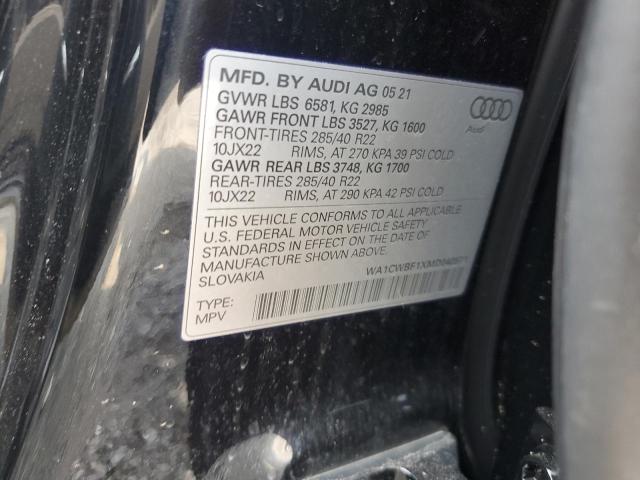 2021 AUDI SQ8 PRESTI WA1CWBF1XMD040571