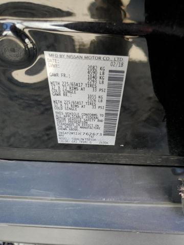 5N1AT2MT2JC762673 Nissan ROGUE S