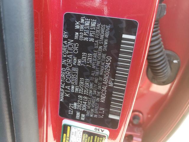 2022 KIA EV6 LIGHT KNDC34LA6N5029450
