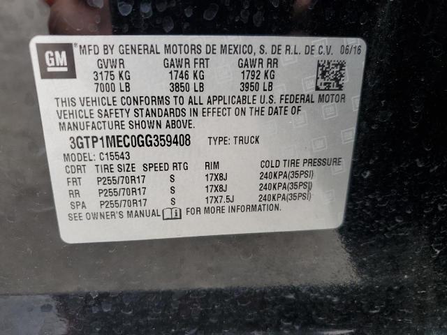 3GTP1MEC0GG359408 GMC Sierra C1500 Sle