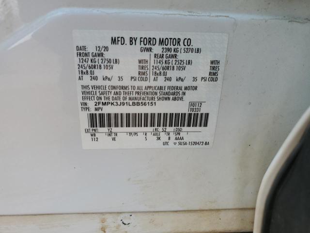 2FMPK3J91LBB56151 2020 FORD EDGE - Image 13