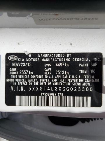 5XXGT4L3XGG023300 KIA Optima Lx