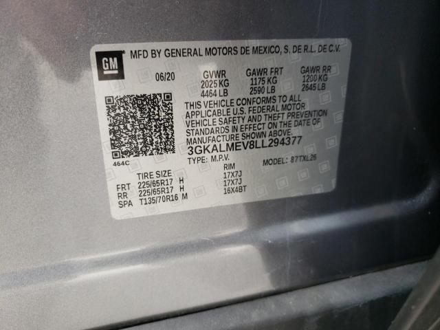 GMC TERRAIN 2020 Сірий