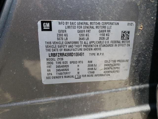 2021 BUICK ENVISION A - LRBFZRR43MD108491