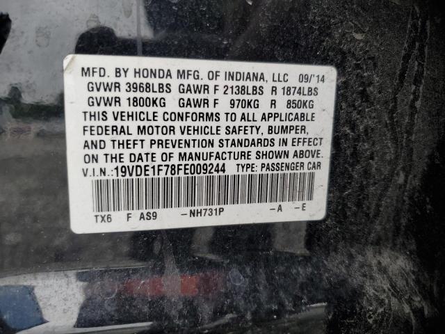 2015 ACURA ILX 20 TEC - 19VDE1F78FE009244