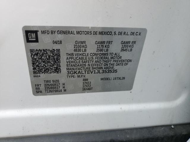 3GKALTEV1JL353535 GMC Terrain Sle