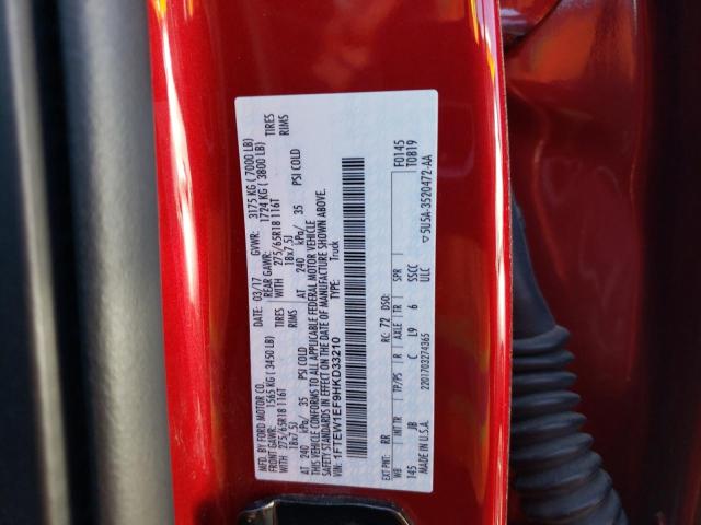 1FTEW1EF9HKD33210 Ford F150 Supercrew