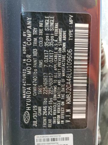 KM8J2CA46LU109606 Hyundai TUCSON SE