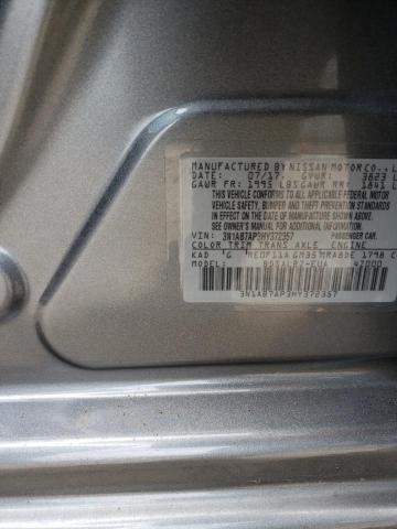2017 NISSAN SENTRA S/S 3N1AB7AP3HY372357