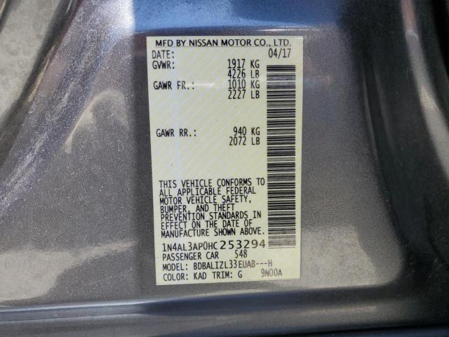 1N4AL3AP0HC253294 Nissan ALTIMA 2.5