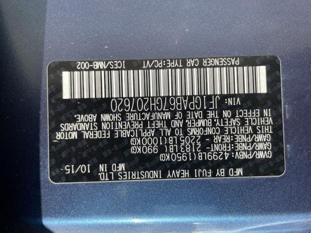 JF1GPAB67GH207620 Subaru Impreza Premium